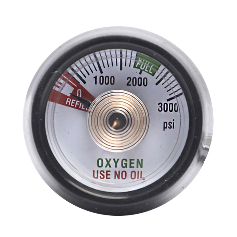 Beryllium Tube Pressure Gauge para sa Oxygen