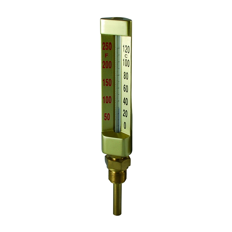 V-shape Glass Thermometer